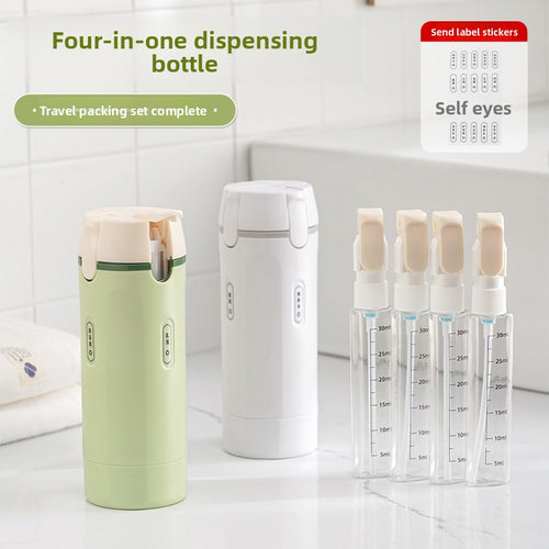 4-in-1 Leakproof Travel Toiletry Bottle